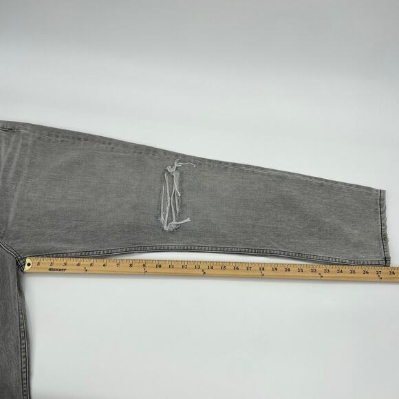 New GRLFRND Women's Karolina High Waist Size 32 Grey Skinny Distressed Jeans - Picture 10 of 10